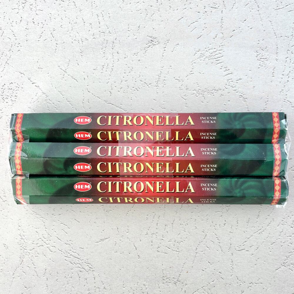 Hem Citronella Incense Sticks, 60 Count